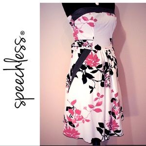 Speechless Strapless Floral Dress Sz. 5